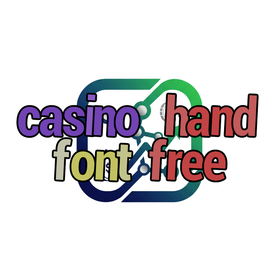 casino hand font free